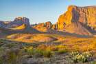 USA, Texas, Big Bend National Park. Chisos Mountains at sunrise. Art Print